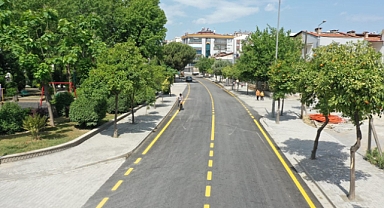 Efeler Evliya Çelebi Caddesi’ni Yeniledi