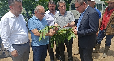 Evrim Karakoz Köşk’te Kestane Üreticileri İle Buluştu