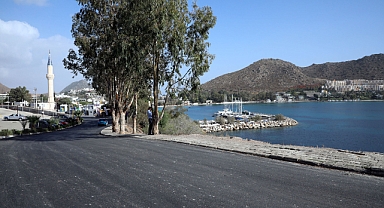 Bodrum'a 9 Bin Metre Sıcak Asfalt Yapıldı