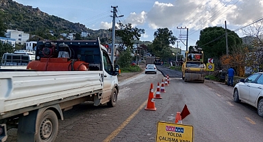 Bodrum’da 18 Bin Metre Sıcak Asfalt Yapıldı