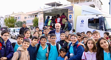 Didim Belediyesi Soğuk Günlerde Öğrencilerin İçini Isıttı