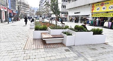Milli Kütüphane Caddesi Çiçek Açtı