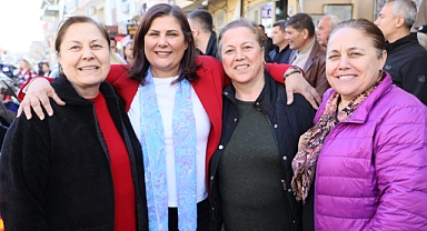 Başkan Çerçioğlu'na Sultanhisar'da Sevgi Seli