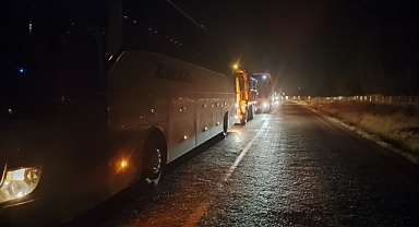 Konya Denizli Yolu Trafiğe Kapandı