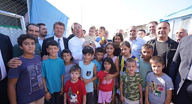 İmamoğlu ve Tutdere’den Konteyner Kentlerde Dayanışma Mesajı