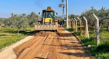 Didim’de Yol Yapım Çalışmaları Sürüyor
