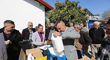 Don Zararını Azaltmak İçin Narenciye Üreticilerine Gübre Dağıtıldı