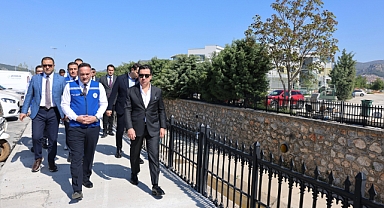 Başkan Aras, Tamamlanan Yol Çalışmasını Yerinde İnceledi