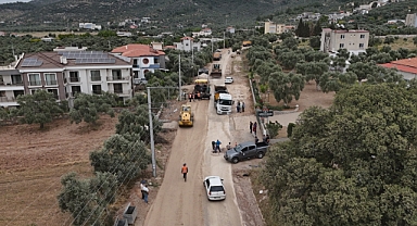 Büyükşehir Milas Menteş Yolunu Yeniliyor