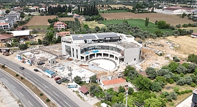 Milas Kültür Merkezi’nin Yüzde 77’si Tamamlandı