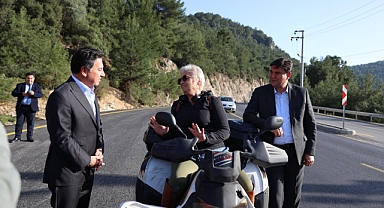 Ölüdeniz'de 3.Etap Yol Çalışmaları Tamamlandı