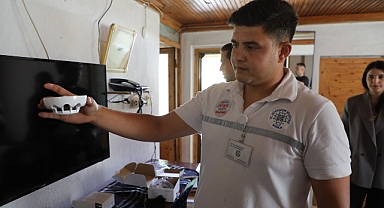 Kırsaldaki Çınarlar’a Duman Dedektörü