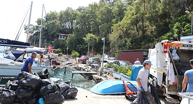 Büyükşehirden Araçsız Koylara Denizden Müdahale