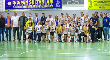 Polat Group Didim Belediyespor Kadın Voleybol Takımı Galibiyet Serisini Sürdürdü