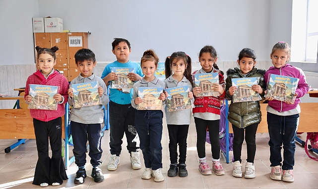 “Didim’in Renkleri” Boyama Kitabı Minik Öğrencilerle Buluştu